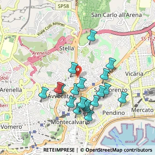 Mappa Via Bernardo Celentano, 80135 Napoli NA, Italia (0.9885)
