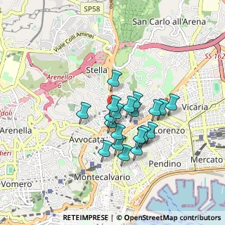 Mappa Via Bernardo Celentano, 80135 Napoli NA, Italia (0.701)