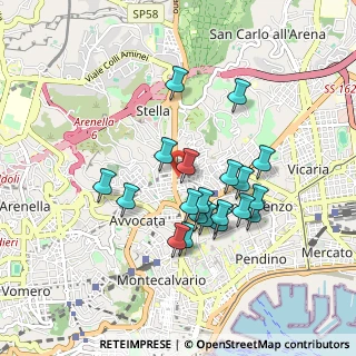 Mappa Via Bernardo Celentano, 80135 Napoli NA, Italia (0.843)