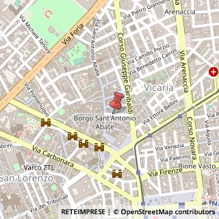 Mappa Via Pietro Antonio Lettieri, 29, 80139 Napoli, Napoli (Campania)
