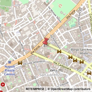 Mappa Via Foria, 36, 80139 Napoli, Napoli (Campania)