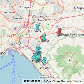 Mappa Via Ferrovia, 80040 Cercola NA, Italia (3.60545)