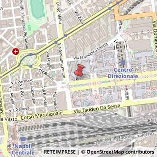 Mappa Via Giovanni Porzio Centro Direzionale, isola G8, 80143 Napoli NA, Italia, 80143 Napoli, Napoli (Campania)