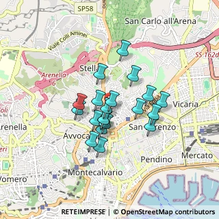 Mappa Vico Fonseca, 80135 Napoli NA, Italia (0.6765)