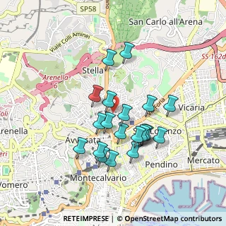 Mappa Vico Fonseca, 80135 Napoli NA, Italia (0.839)