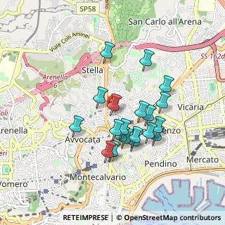 Mappa Vico Fonseca, 80135 Napoli NA, Italia (0.8185)