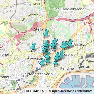 Mappa Vico Fonseca, 80135 Napoli NA, Italia (0.6775)