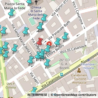 Mappa Via Martiri D'Otranto, 80100 Napoli NA, Italia (0.07273)