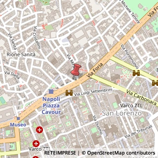 Mappa Via Foria,  19, 80137 Napoli, Napoli (Campania)