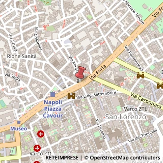 Mappa Via Foria,  25, 80137 Napoli, Napoli (Campania)