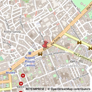 Mappa Via Foria, 20, 80137 Napoli, Napoli (Campania)