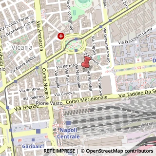 Mappa Via Bari,  43, 80143 Napoli, Napoli (Campania)