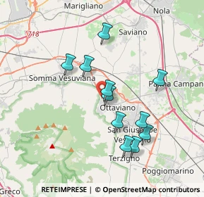 Mappa Via Pentelete, 80044 Ottaviano NA, Italia (3.52455)