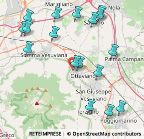 Mappa Via Pentelete, 80044 Ottaviano NA, Italia (5.22412)