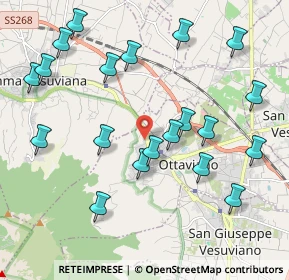 Mappa Via Pentelete, 80044 Ottaviano NA, Italia (2.432)