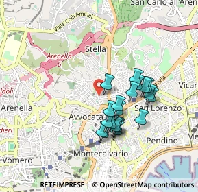 Mappa Vicoletto Materdei, 80136 Napoli NA, Italia (0.8175)