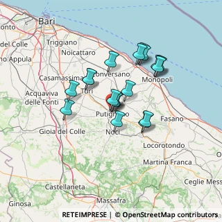 Mappa Centro Medico San Filippo, 70017 Putignano BA, Italia (11.80667)
