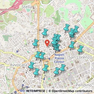 Mappa Vico Stella, 80135 Napoli NA, Italia (0.498)