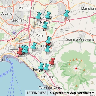 Mappa Via L. Giordano, 80040 Cercola NA, Italia (4.35533)