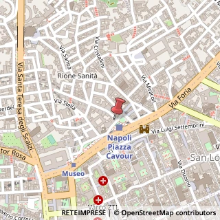 Mappa Piazza Cavour, 145, 80137 Napoli, Napoli (Campania)