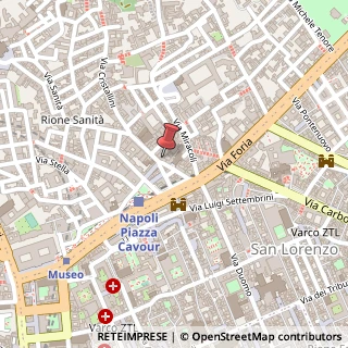 Mappa Via Vergini, 17, 80137 Napoli, Napoli (Campania)