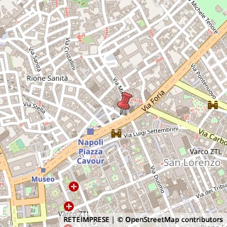 Mappa Via Foria, 25, 80137 Napoli, Napoli (Campania)