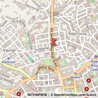 Mappa Via Santa Teresa degli Scalzi,  98, 80135 Napoli, Napoli (Campania)