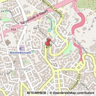 Mappa Via Domenico Fontana, 54, 80128 Napoli, Napoli (Campania)