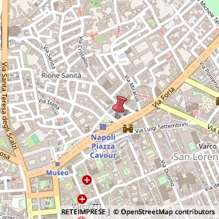 Mappa Piazza Cavour, 168, 80137 Napoli, Napoli (Campania)
