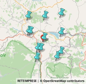 Mappa Via S. Gerardo Maiella, 83056 Teora AV, Italia (6.99833)