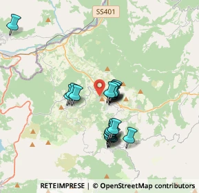 Mappa Strada Provinciale 2 Campana, 85020 Ruvo del Monte PZ, Italia (3.1015)