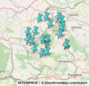 Mappa SP 2 Campana, 85020 Ruvo del Monte PZ, Italia (12.04)