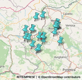 Mappa SP 2 Campana, 85020 Ruvo del Monte PZ, Italia (11.5145)