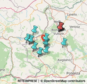 Mappa Strada Provinciale 2 Campana, 85020 Ruvo del Monte PZ, Italia (11.1375)