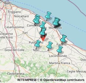 Mappa Strada Comunale Cucumo, 70013 Castellana Grotte BA, Italia (11.3825)