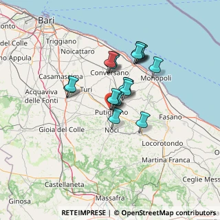 Mappa Via Gianfedele Angelini, 70017 Putignano BA, Italia (11.02789)