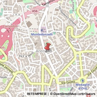Mappa Via Pietro Castellino,  89, 80128 Napoli, Napoli (Campania)