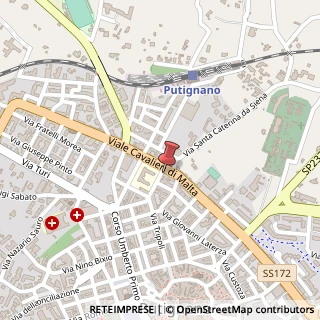 Mappa Via San Cataldo, 1, 70017 Putignano, Bari (Puglia)