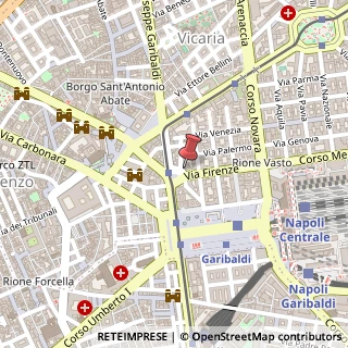 Mappa Piazza Principe Umberto, 13, 80142 Napoli, Napoli (Campania)