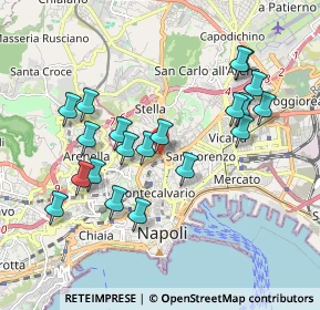 Mappa Via Giuseppe Mancinelli, 80145 Napoli NA, Italia (1.9985)