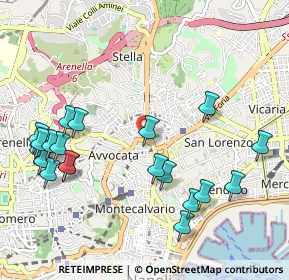 Mappa Via Giuseppe Mancinelli, 80145 Napoli NA, Italia (1.274)