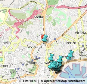 Mappa Via Giuseppe Mancinelli, 80145 Napoli NA, Italia (1.4205)