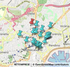Mappa Via Giuseppe Mancinelli, 80145 Napoli NA, Italia (0.704)