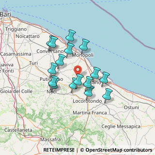 Mappa Str. Santa Lucia ai Monti, 70043 Monopoli BA, Italia (12.33438)