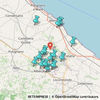 Mappa Str. Santa Lucia ai Monti, 70043 Monopoli BA, Italia (6.9575)