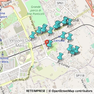Mappa Via Modigliani, 80040 Cercola NA, Italia (0.491)