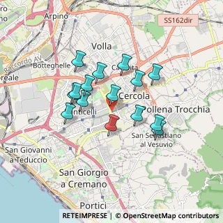 Mappa Via C. dell'Arco, 80040 Cercola NA, Italia (1.51733)