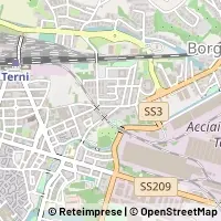 Mapa Terni