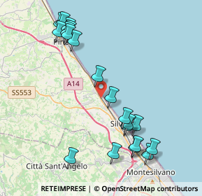 Mappa S.S.16 Km.433+170, 64029 Silvi TE, Italia (4.776)