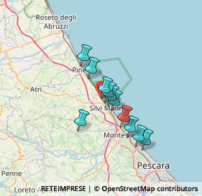 Mappa S.S.16 Km.433+170, 64029 Silvi TE, Italia (5.09273)